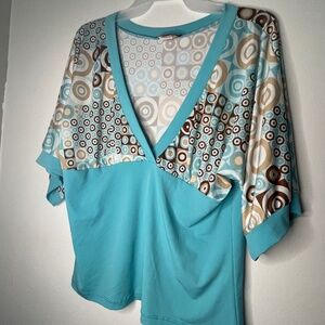 60s Style Top with vneck